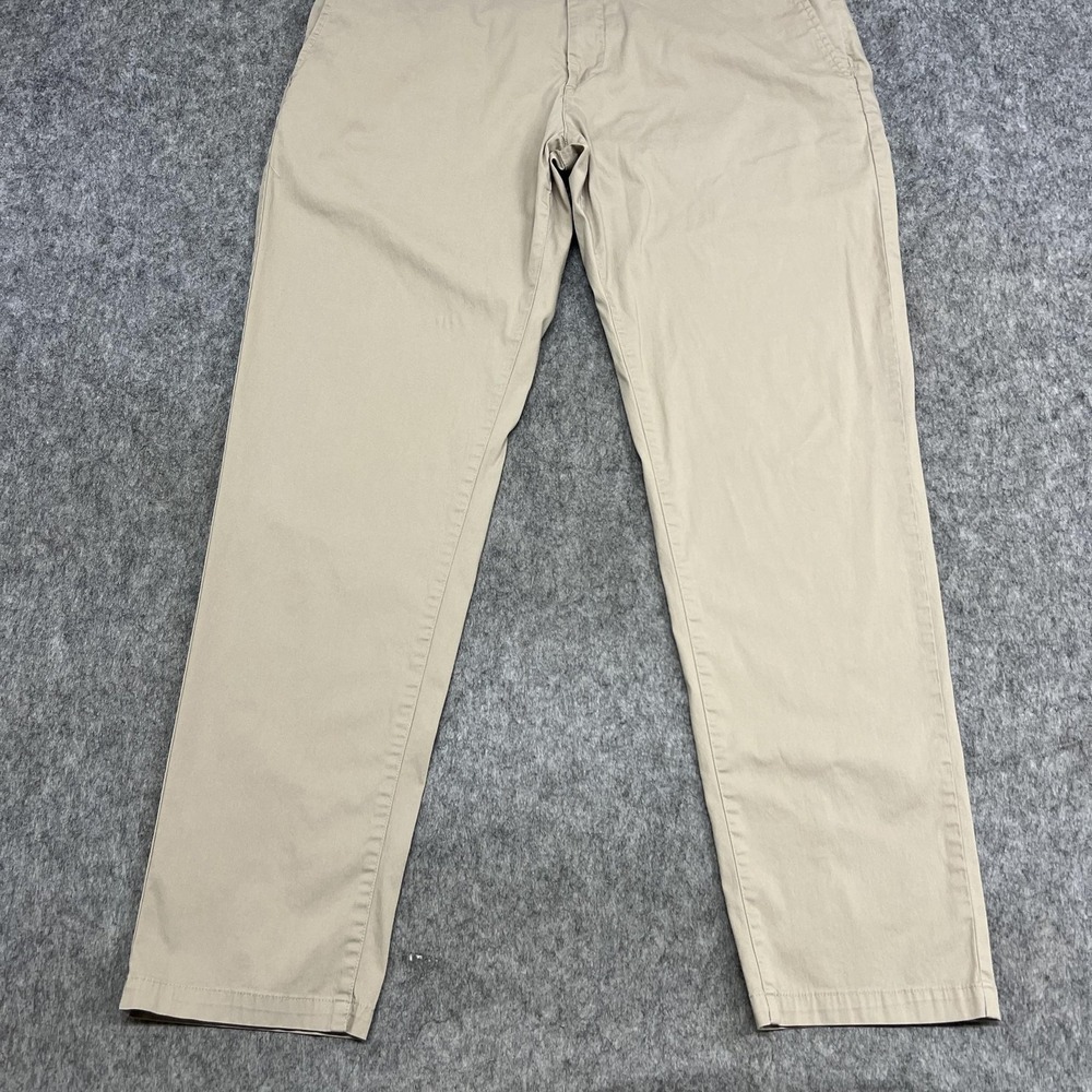 Birddogs Pants Mens 38x32 Beige Chino Stretch Golf Work Travel Office FITS38x30 - Picture 5 of 15